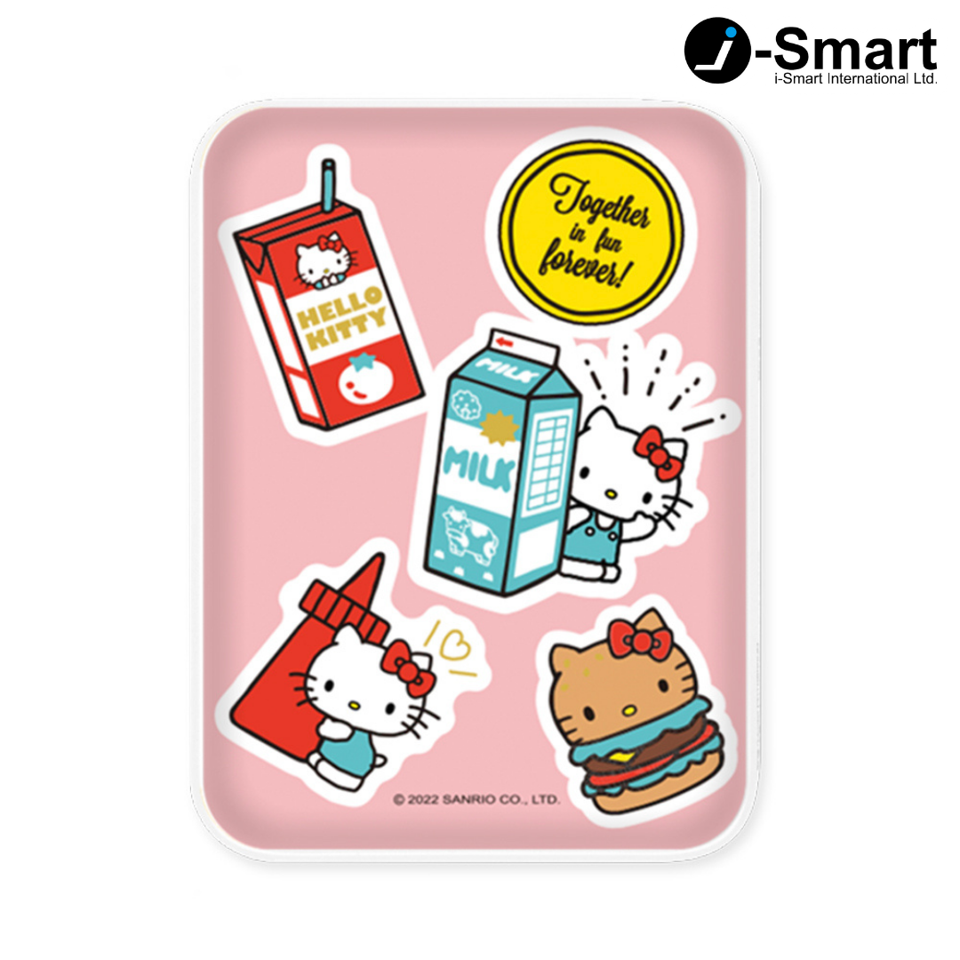 SANRIO-口袋行動電源-貼紙系列-HELLO KITTY