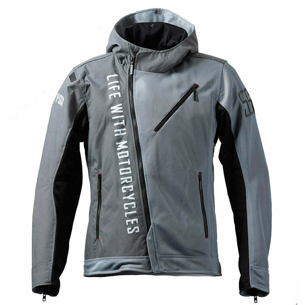 56DESIGN SLASH MESH JACKET，春夏限定高透氣設計，KUSHITANI聯名款，五件式護具