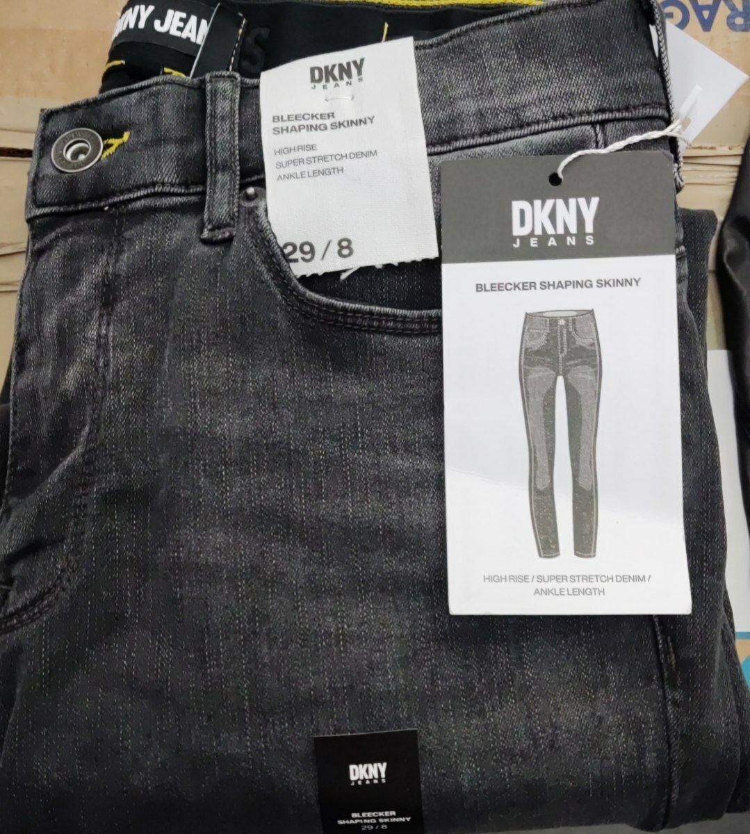 [S] DKNY BLEECKER SHAPING SKINNY JEANS,CONCRETE, EORK1670-CONCRETE [FINAL SALE] (SD414)