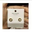 [S] KATE SPADE O0RU2605 SPOT THE SPADE PAVE HALO EARRING,CLEAR/GOLD, 98686710979 (SKS503)