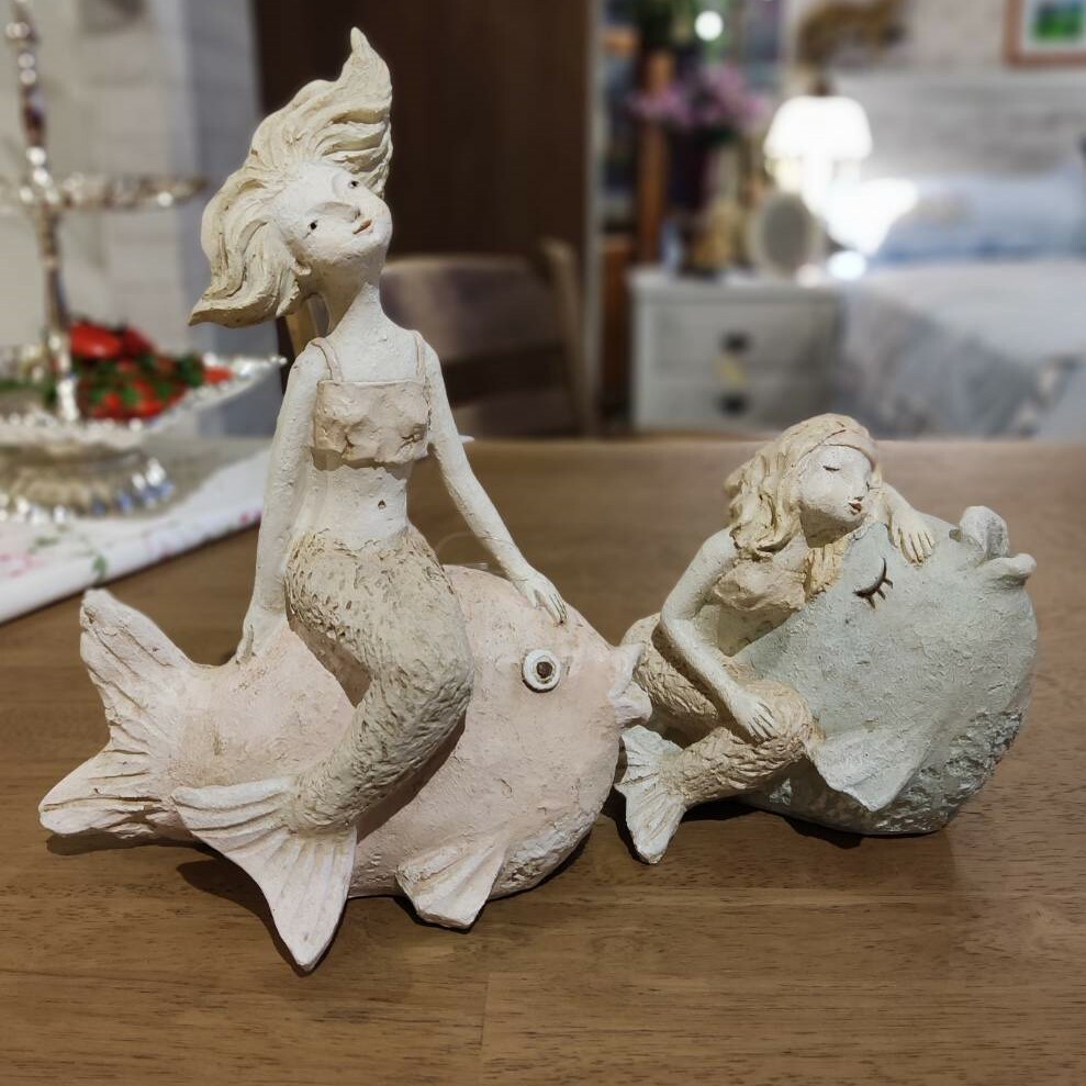 普普風擺件-美人魚(2款)