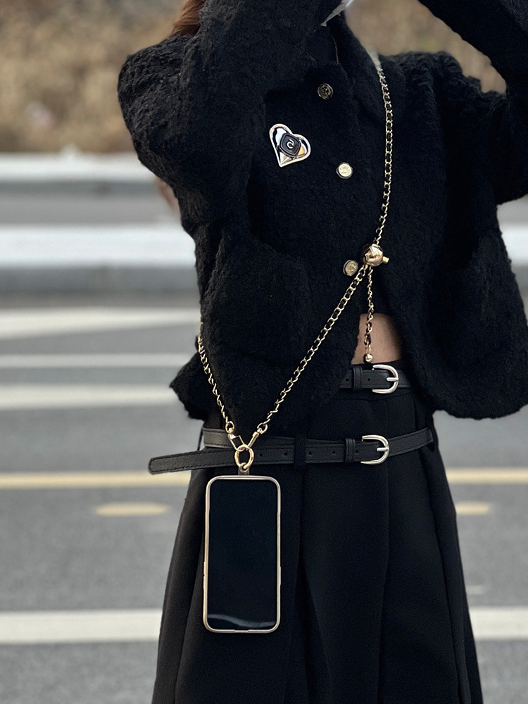 小香風手機殼掛鏈斜挎可調節|預購商品下單訂製需耐心等待14天