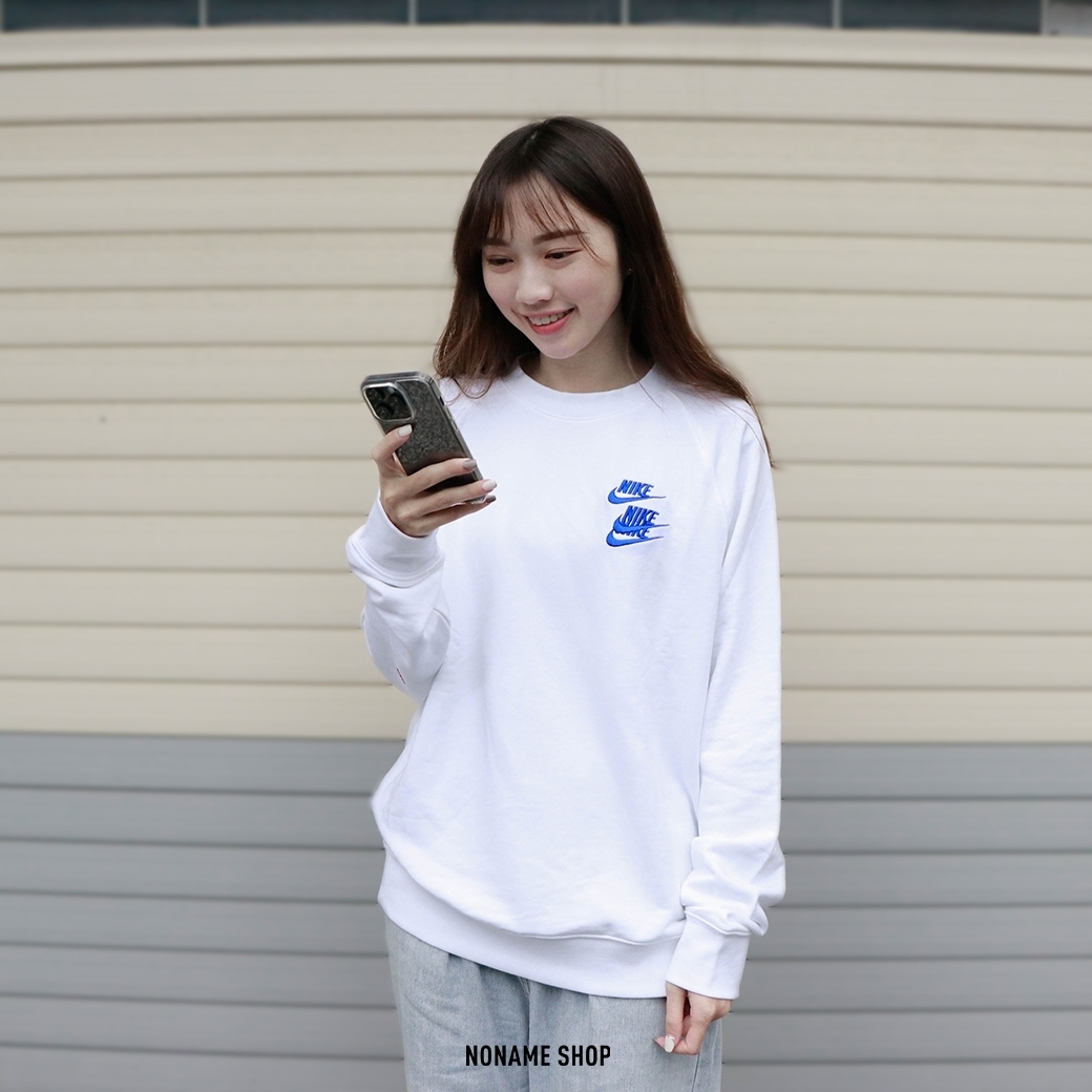 NIKE NSW World Tour Crew 字勾 世界 大學TEE 白
