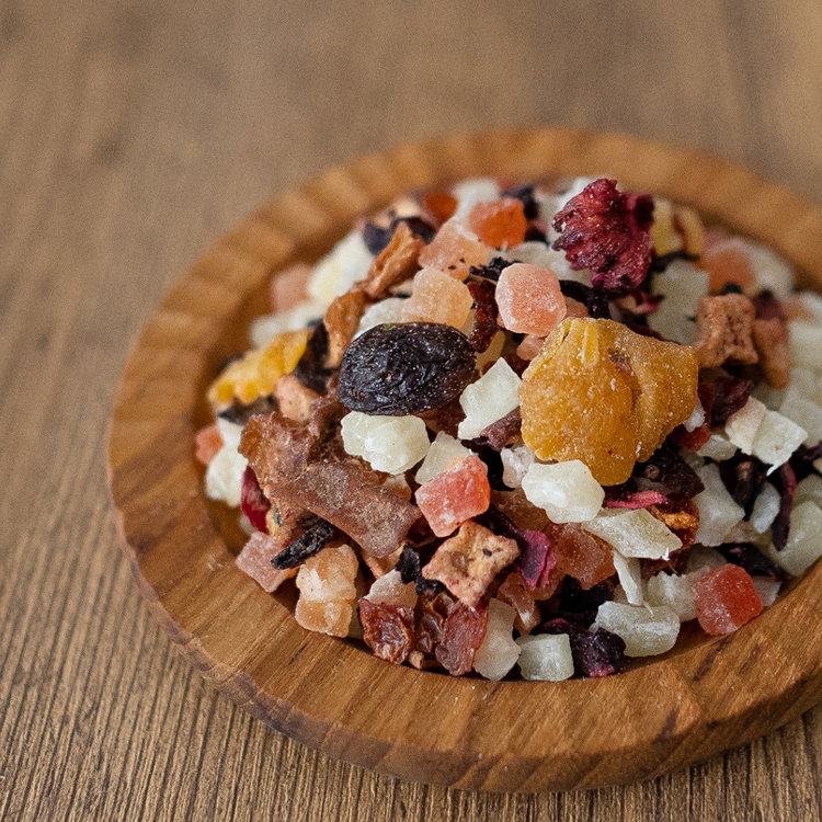 歐風水蜜桃風味果粒茶