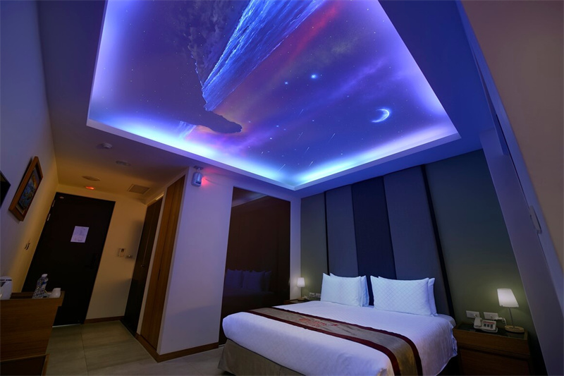 夜空造景雙人床