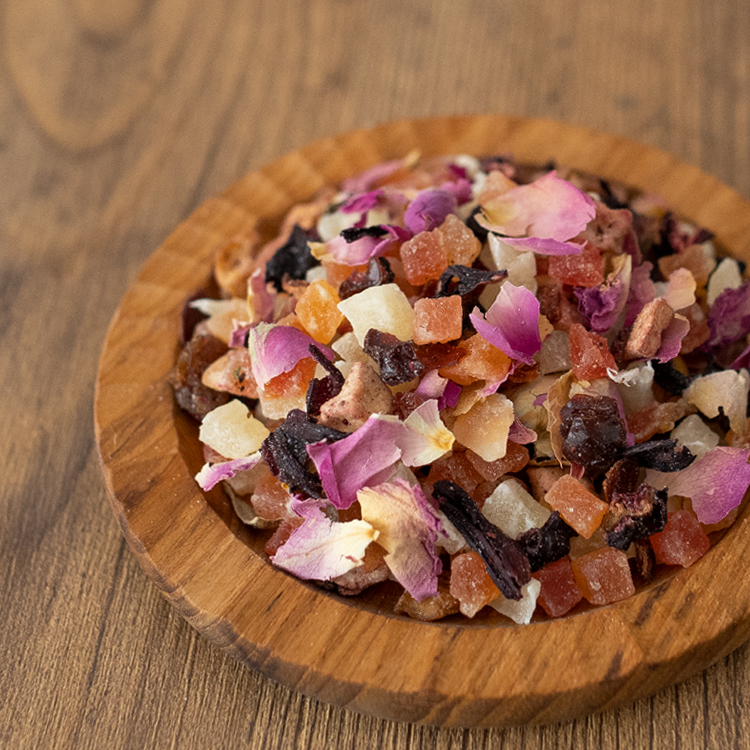 歐風綜合玫瑰風味果粒茶