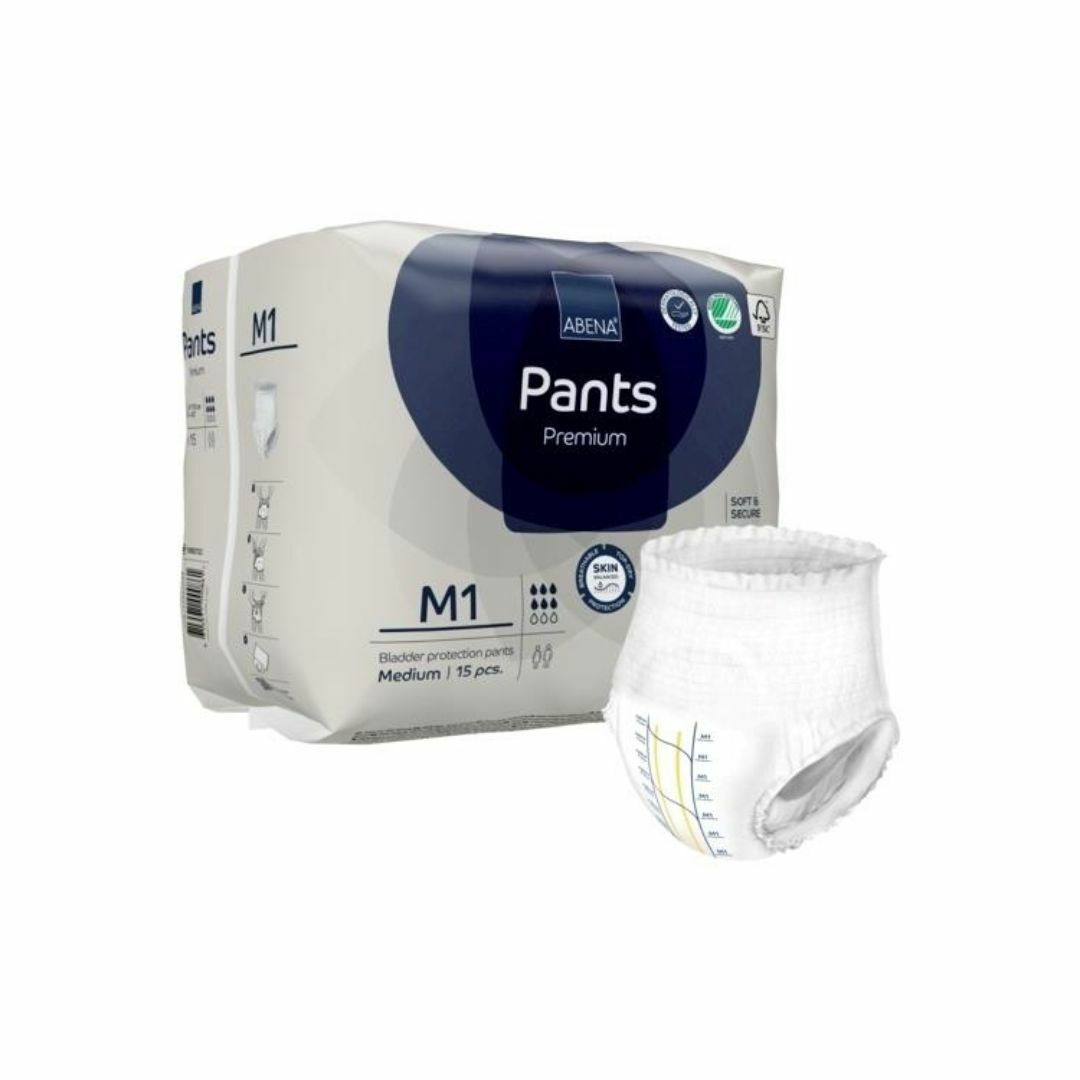 Abena 雅保 - M1 日用成人紙尿褲 (中) | (原箱6包 x 15片)