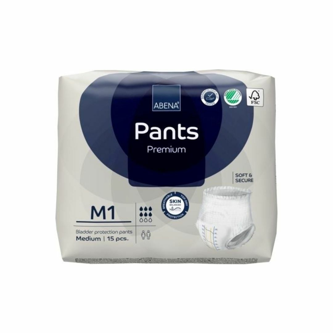 Abena 雅保 - M1 日用成人紙尿褲 (中) | (原箱6包 x 15片)