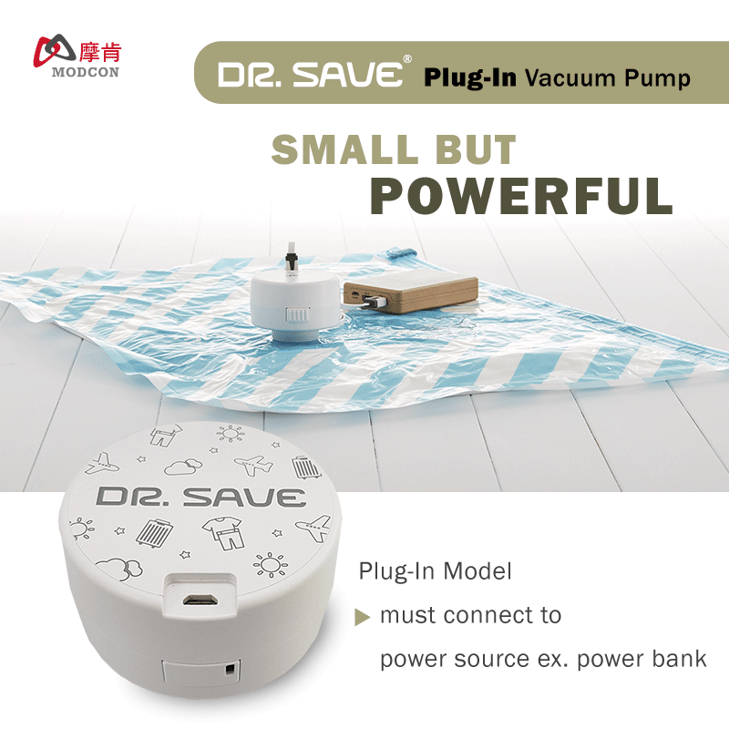 DR. SAVE plug-in vacuum pump - small but powerful