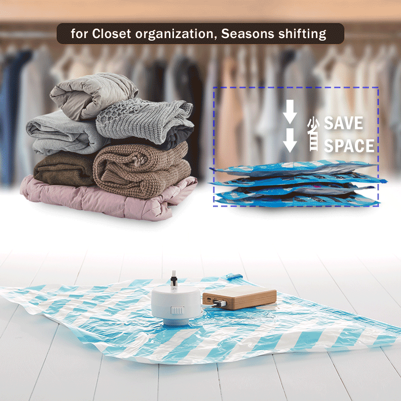 Easy for closet organization, seasonal shifting