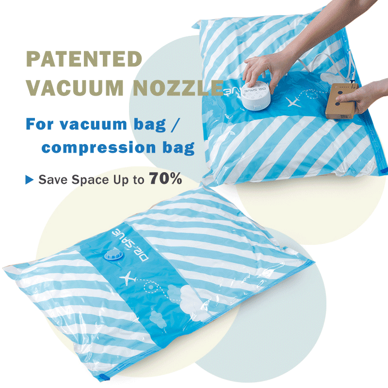 Patented vacuum nozzle. Fits other brands vacuum bag.