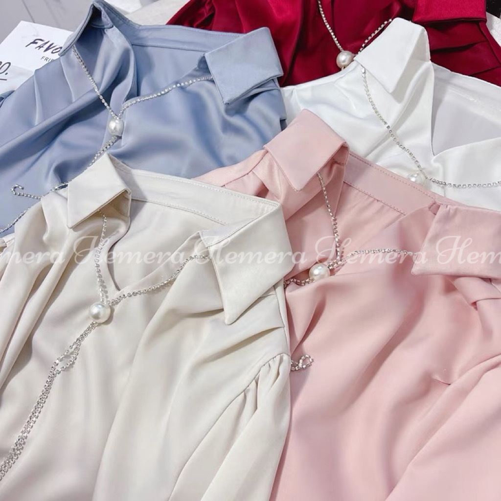 IN STOCK: TP23W0217 絲質BLING BLING珠仔上身