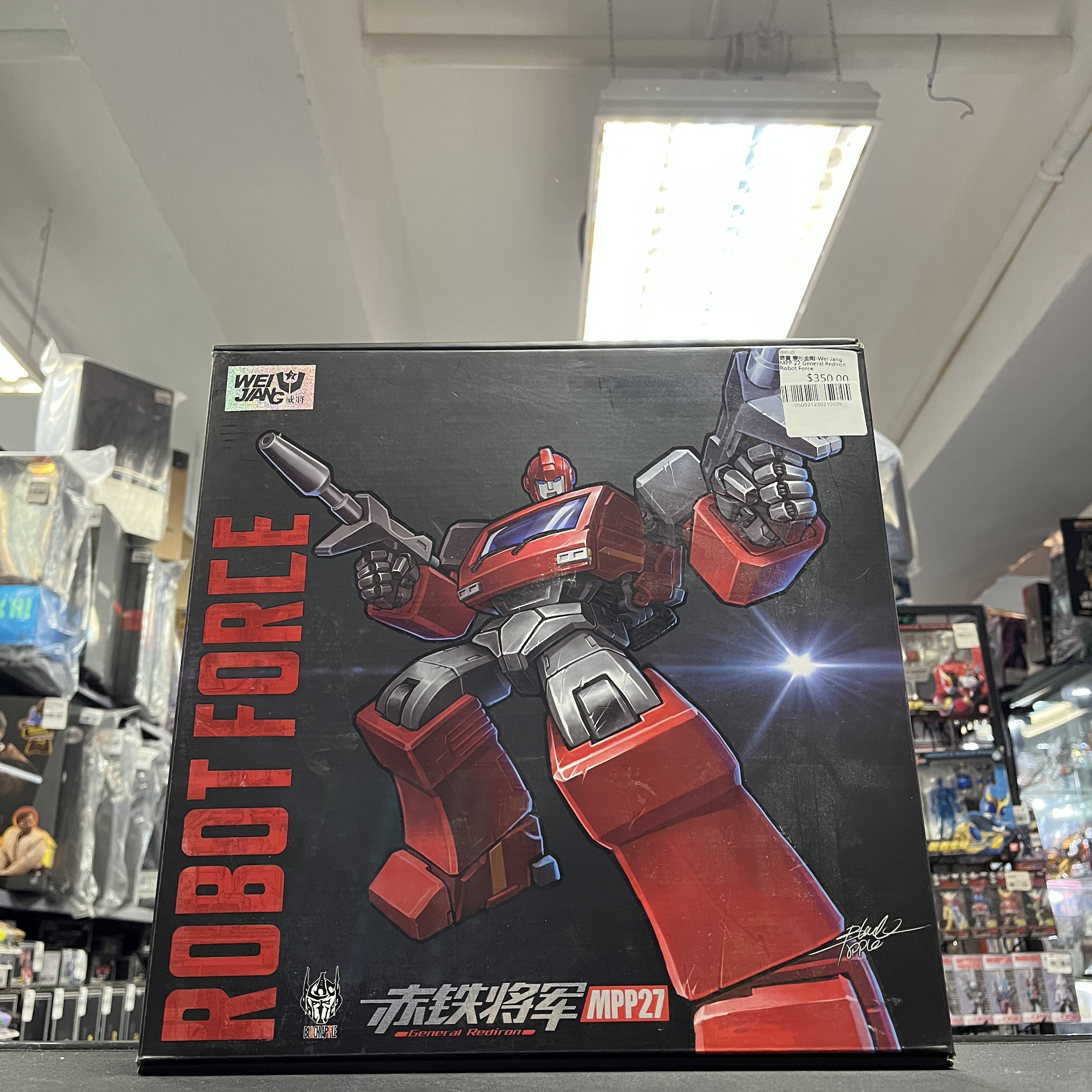 寄賣 變形金剛-Wei Jang MPP 27 General Rediron Robot Force