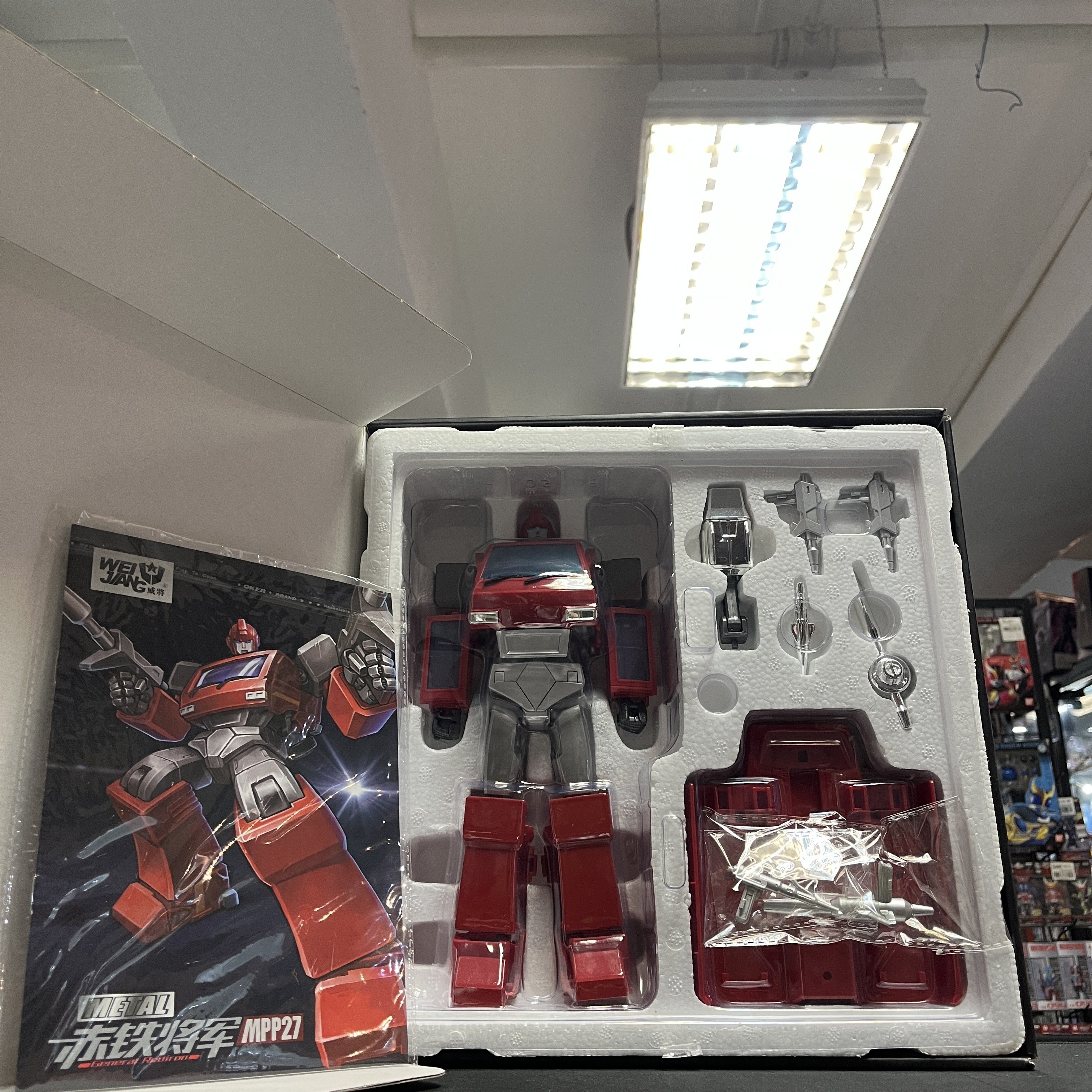 寄賣 變形金剛-Wei Jang MPP 27 General Rediron Robot Force