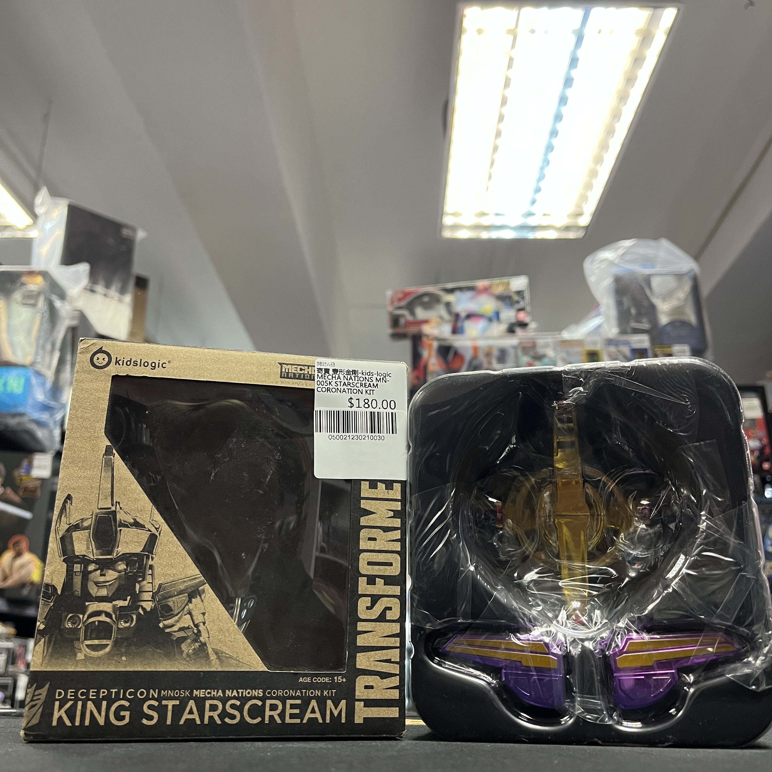 寄賣 變形金剛-kids-logic  MECHA NATIONS MN-005K STARSCREAM CORONATION KIT