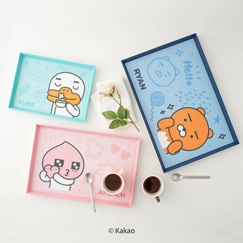 Kakao Friends Tray Mat Square 托盤3件裝(連座)
