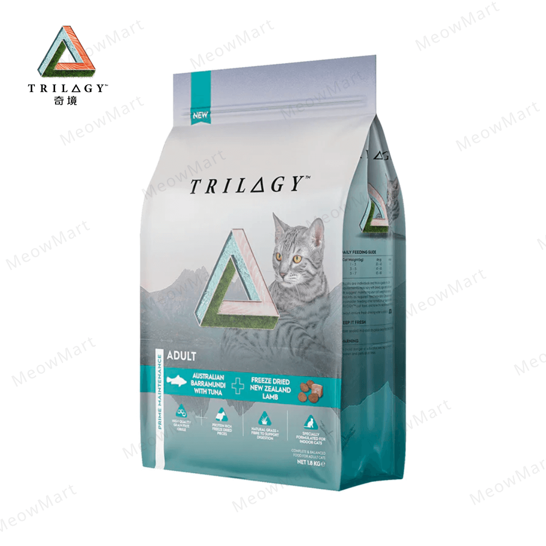 Trilogy™ 奇境 – 澳洲尖吻鱸魚&吞拿魚＋5%紐西蘭羊肺凍乾無穀成貓糧 5kg