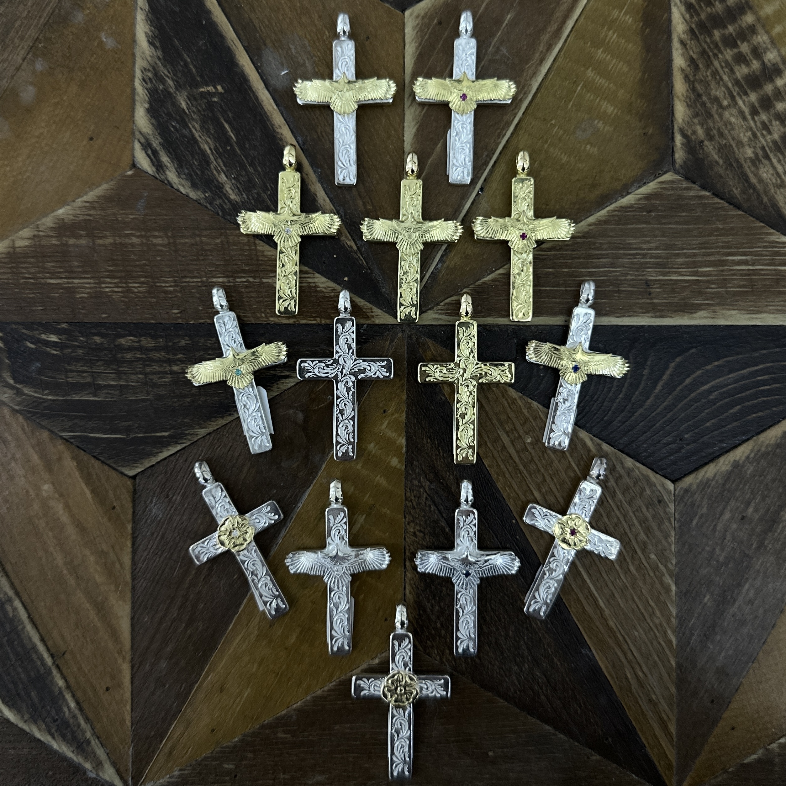 迷你唐草十字架系列*