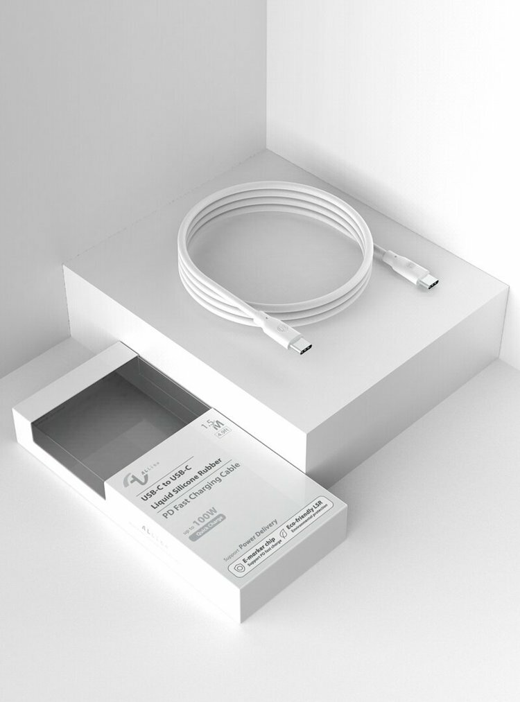 Allite 1.5 M 液態矽膠充電線（USB-C to USB-C）
