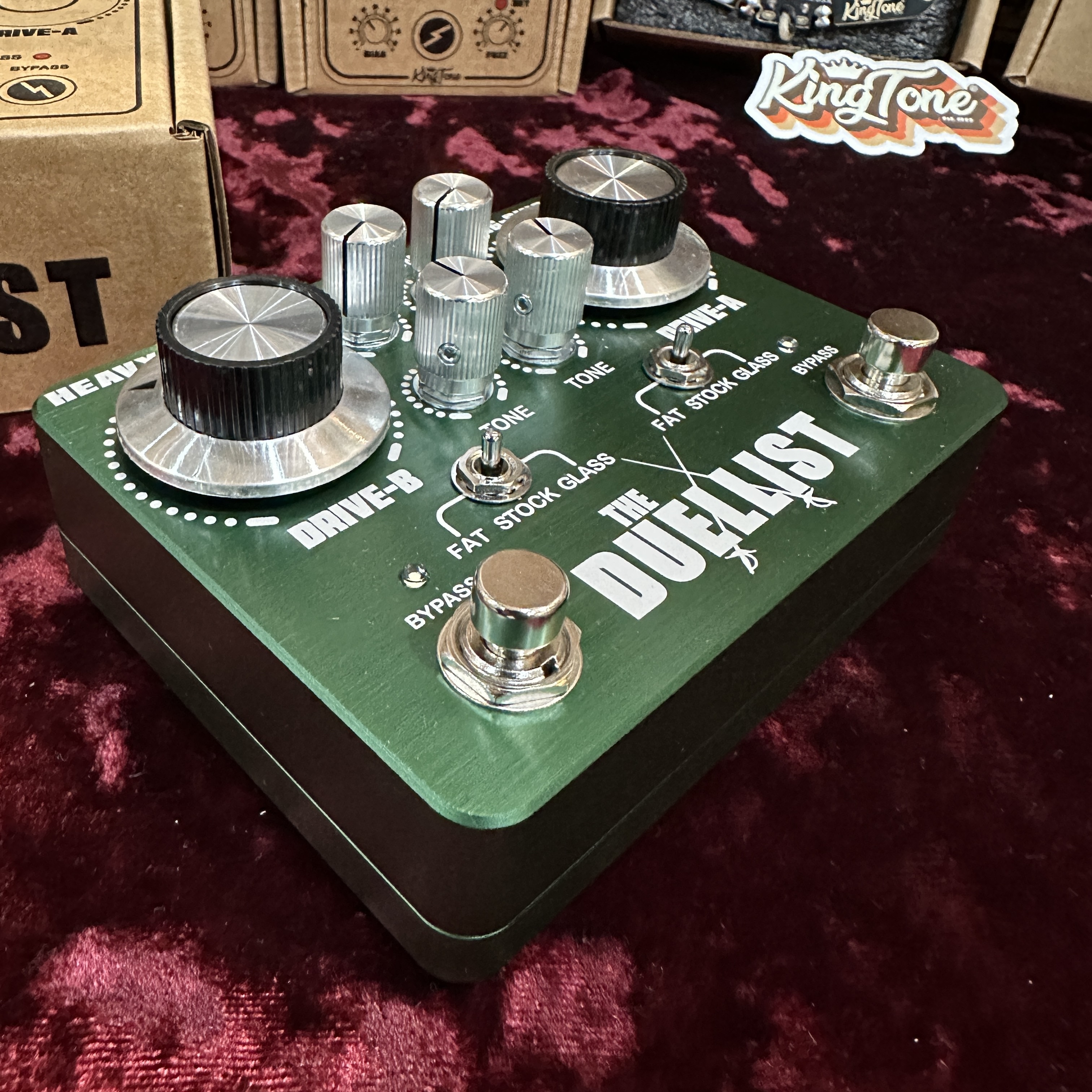 King Tone The Duellist Green Overdrive 破音效果器