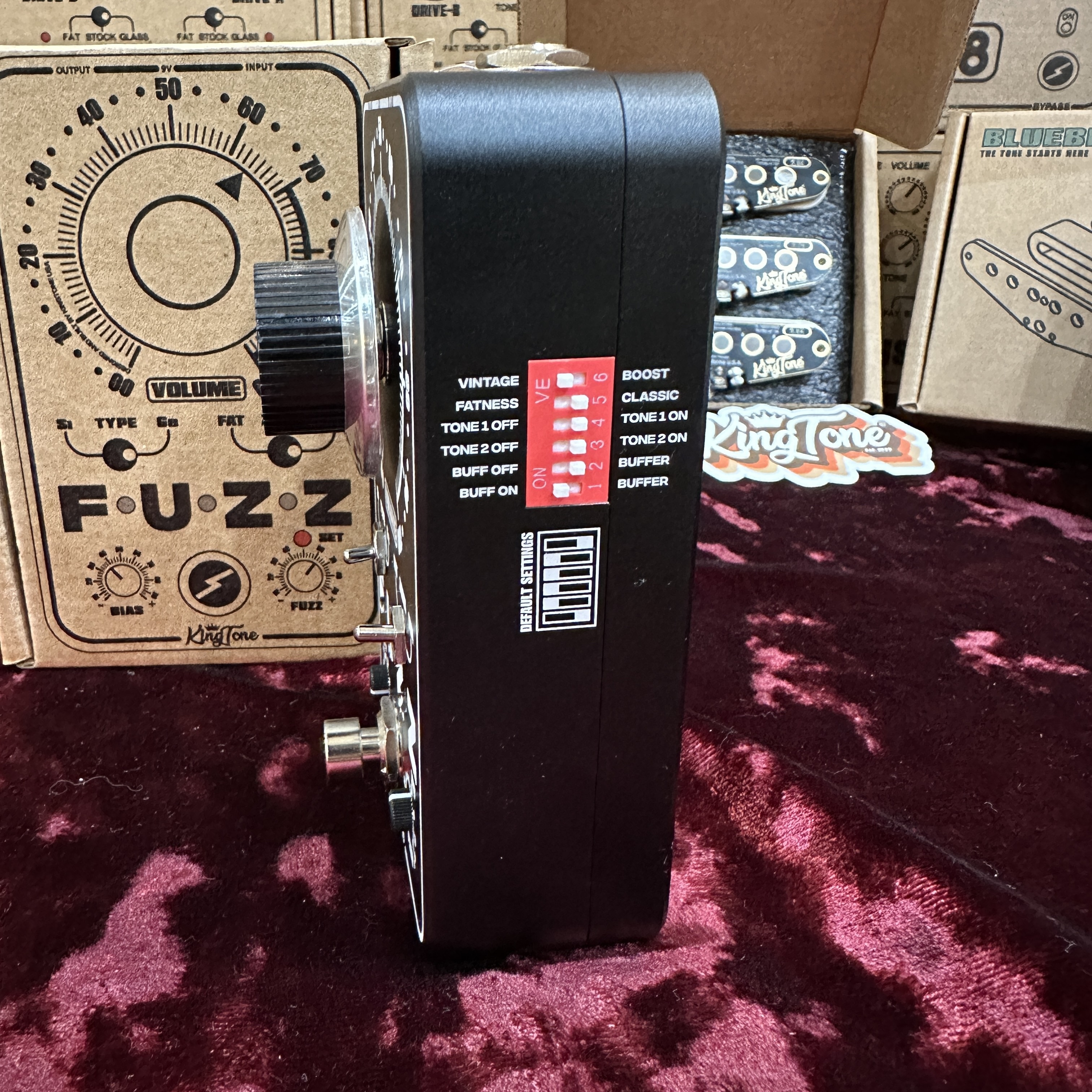 KingTone King Tone Mini Fuzz V2 BK 效果器 鍺矽晶體可切換 第 4 張圖片｜三峽吉他 / Bass