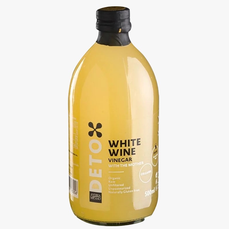 N1: Andrea Milano 1889 – 意大利百年老店天然無過濾帶"Mother"白葡萄醋/白酒醋 (無酒精成份) 500ml