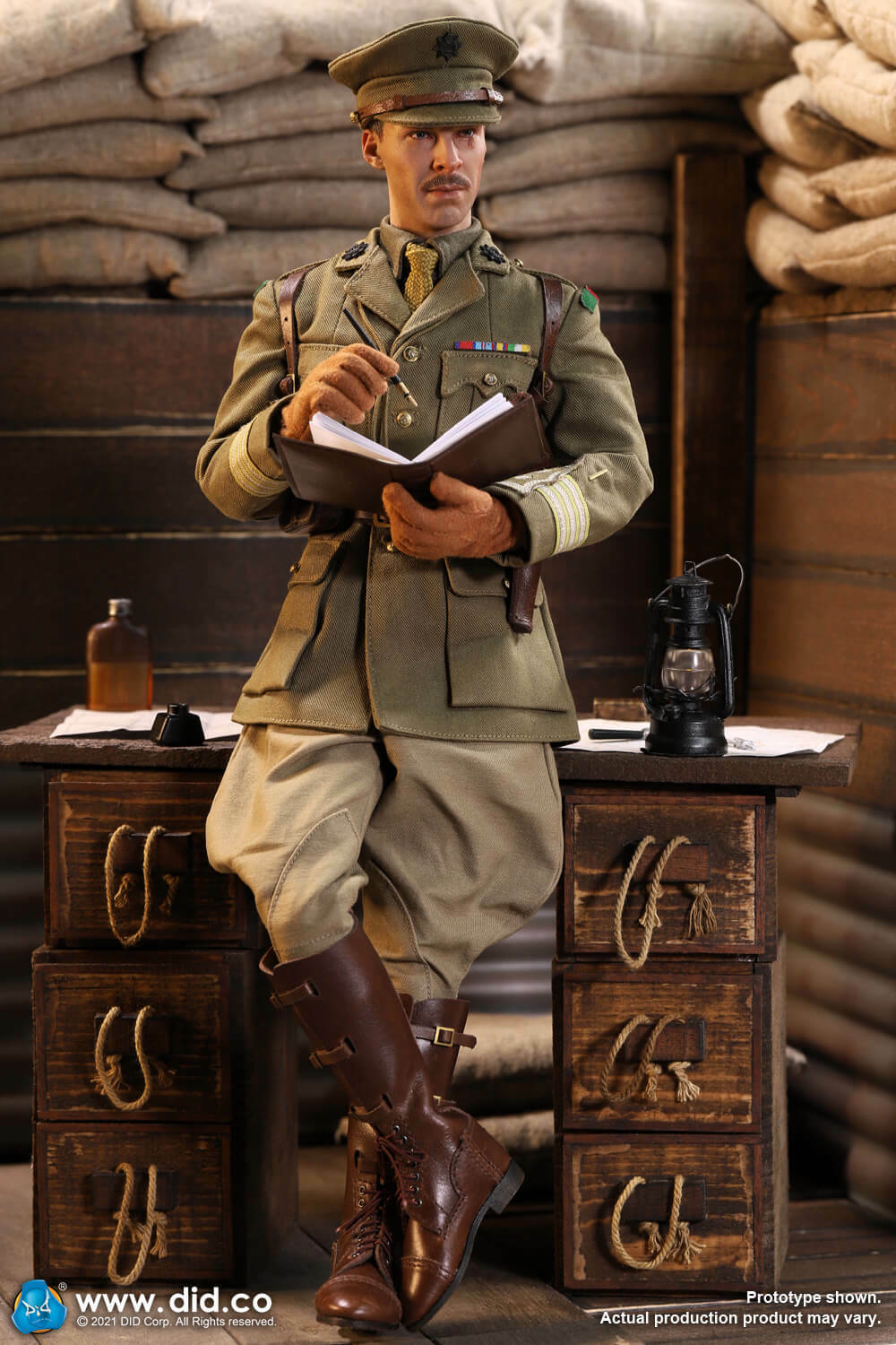 DID : 1/6  British Officer - Colonel Mackenzie & Diorama Set