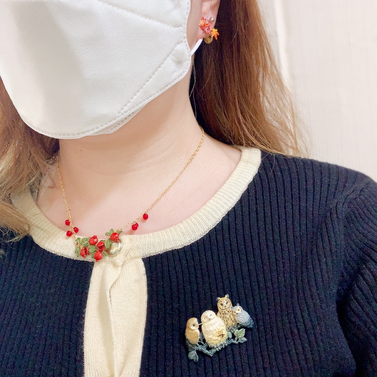 Palnart Poc 貓頭鷹心口針