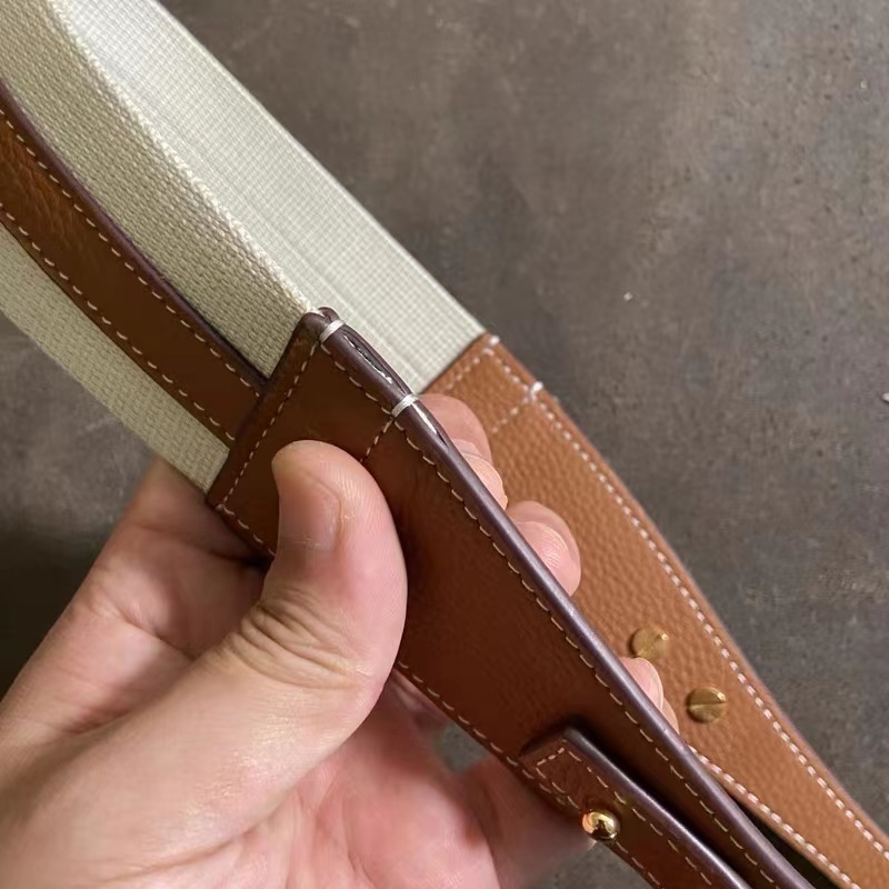 訂製適用於琳迪伊芙琳菜籃子包寬肩帶配件斜挎單肩彩虹織棉帶百搭