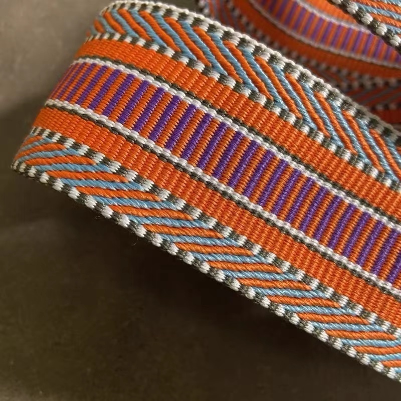 訂製適用於琳迪伊芙琳包包寬帆布diy肩帶斜挎單肩彩虹織棉帶百搭