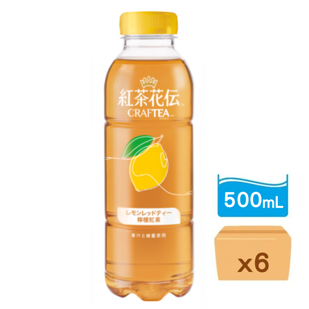 花伝-檸檬茶 500ml x 6樽