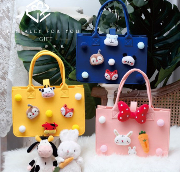 可爱毛毡手提包（大款）