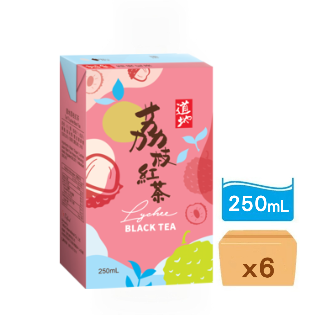道地-荔枝紅茶250ml x 6包