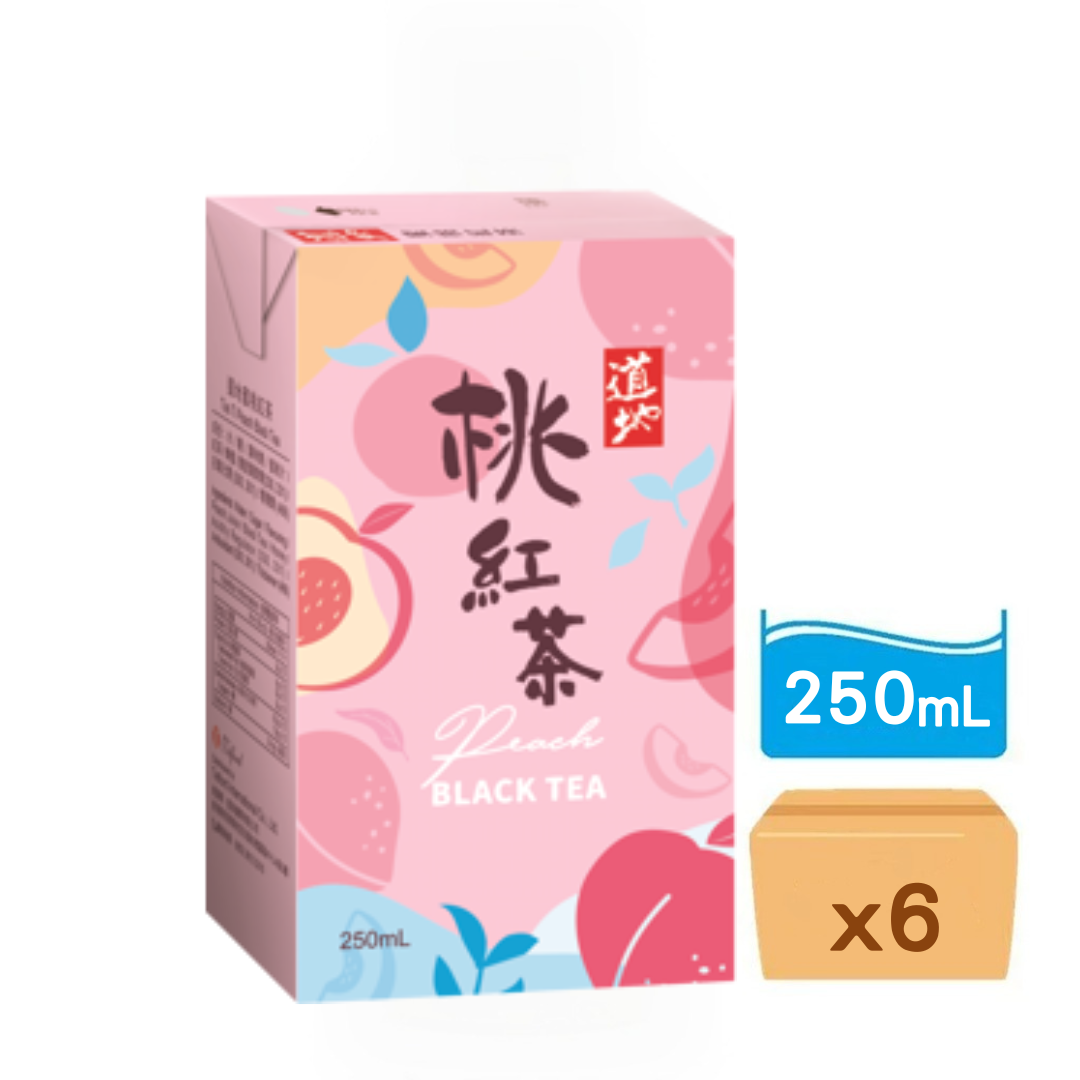 道地-蜜桃紅茶250ml x 6包