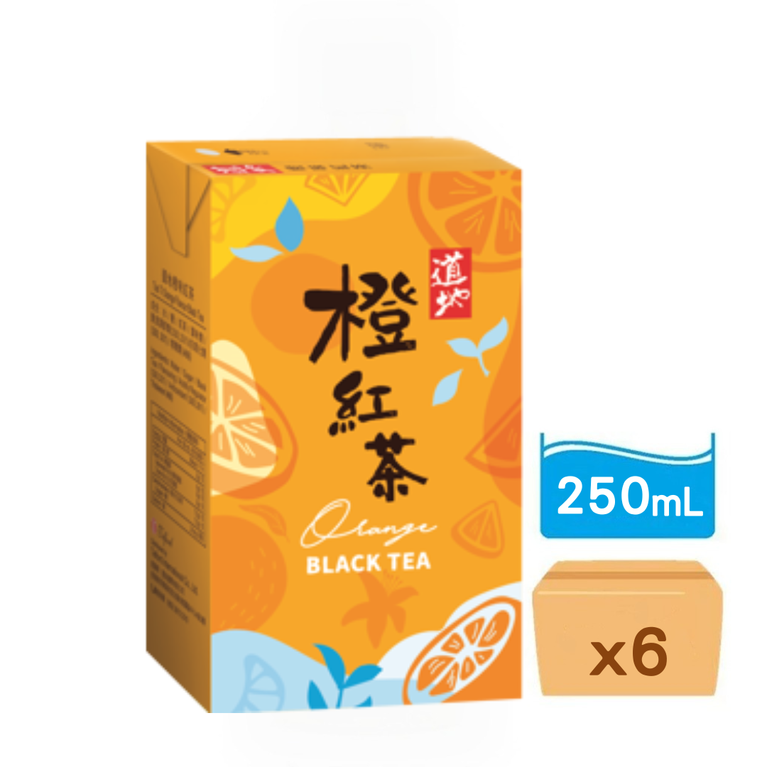 道地-橙紅茶250ml x 6包