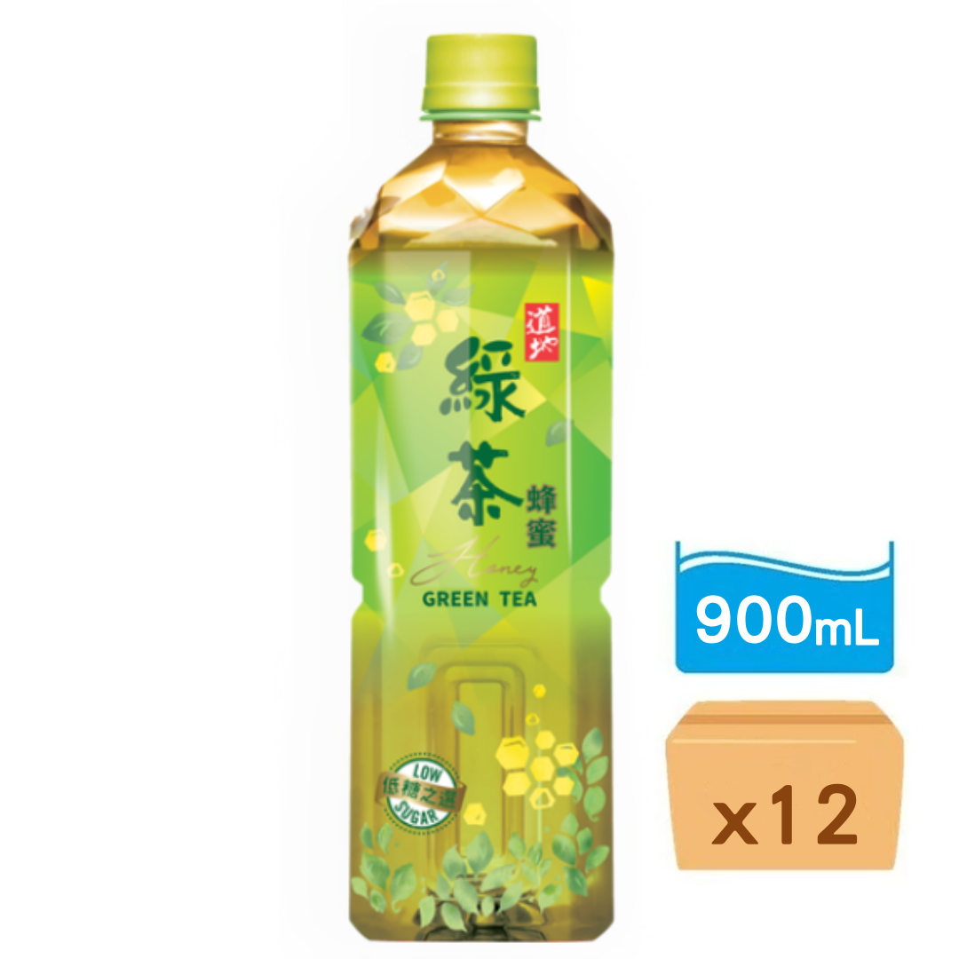道地-蜂蜜綠茶 900ml x 12樽