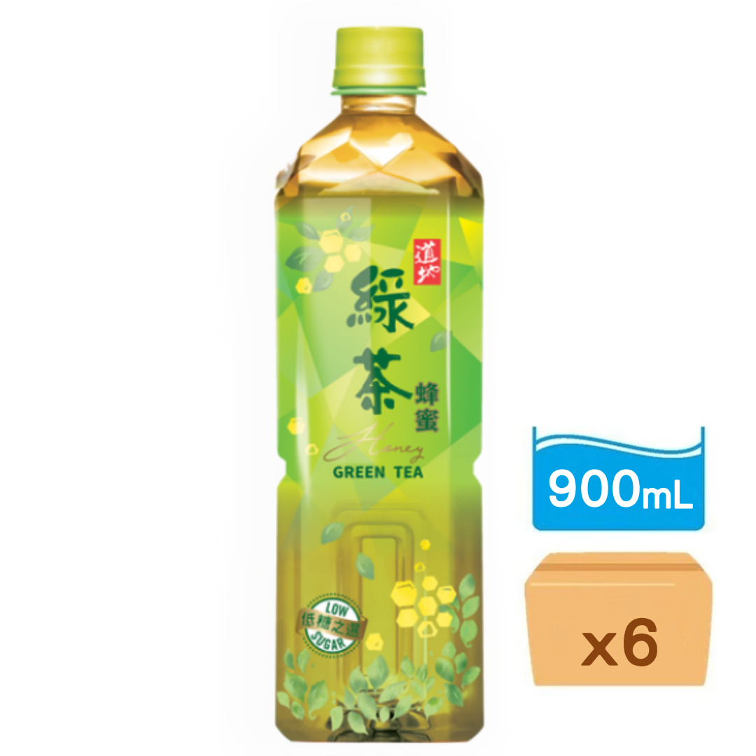 道地-蜂蜜綠茶 900ml x 6樽