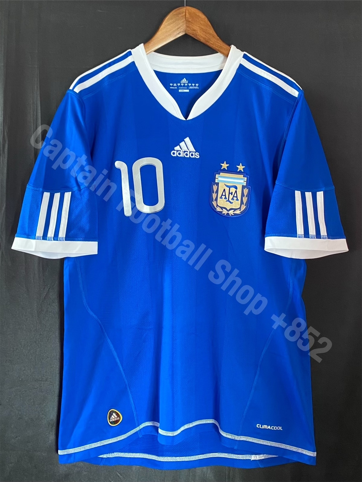 Argentina 2010 FIFA World Cup Adidas Away Shirt #10 MESSI