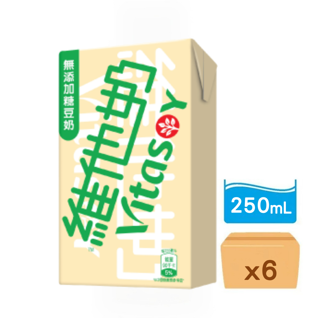 維他-無糖維他奶豆奶 250ml x 6包