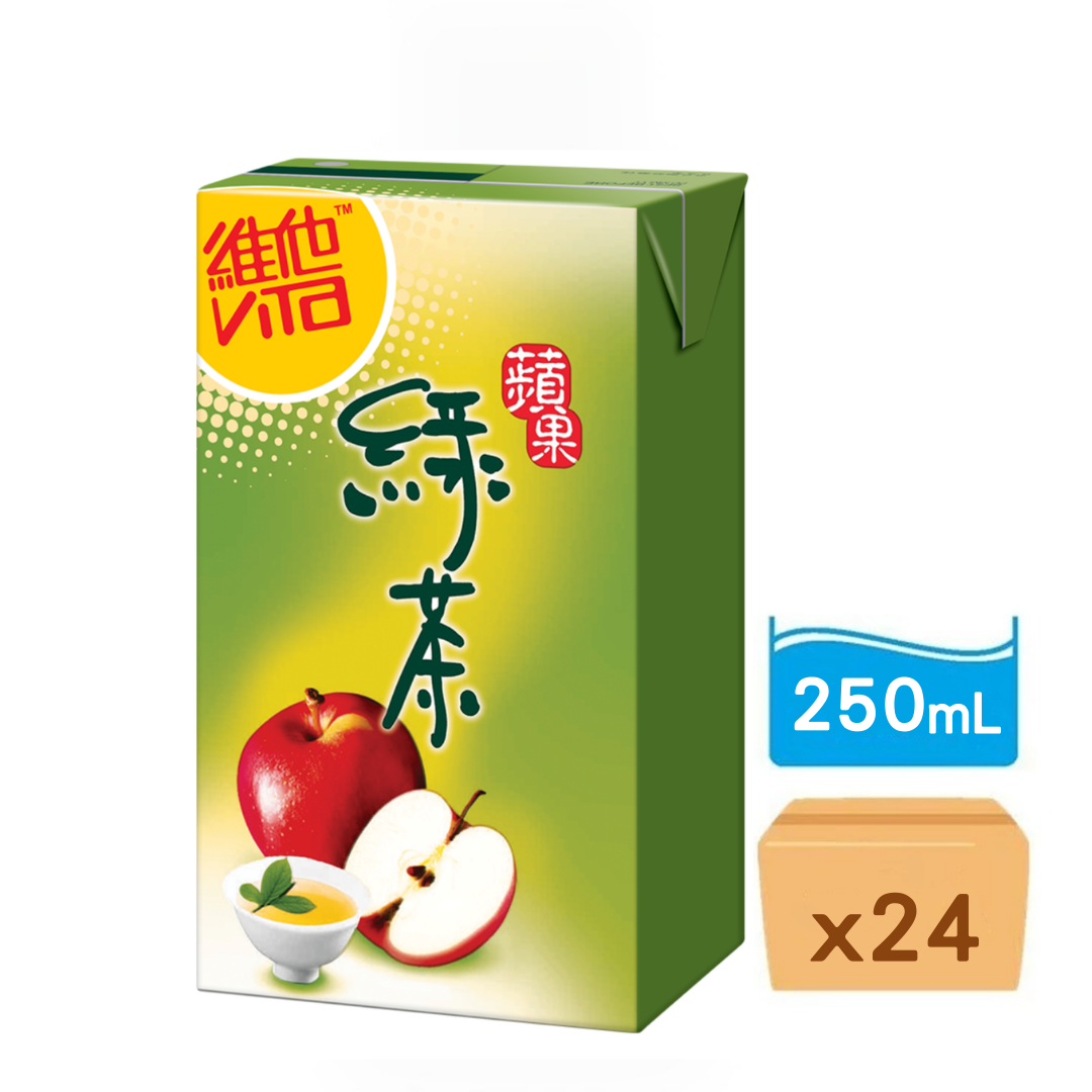 維他-蘋果綠茶 250ml x 24包