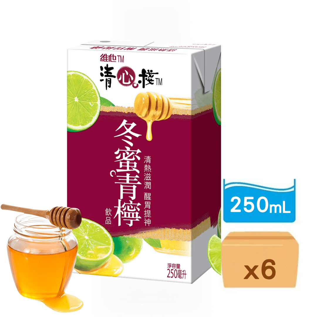 維他-清心棧冬蜜青檸 250ml x 6包
