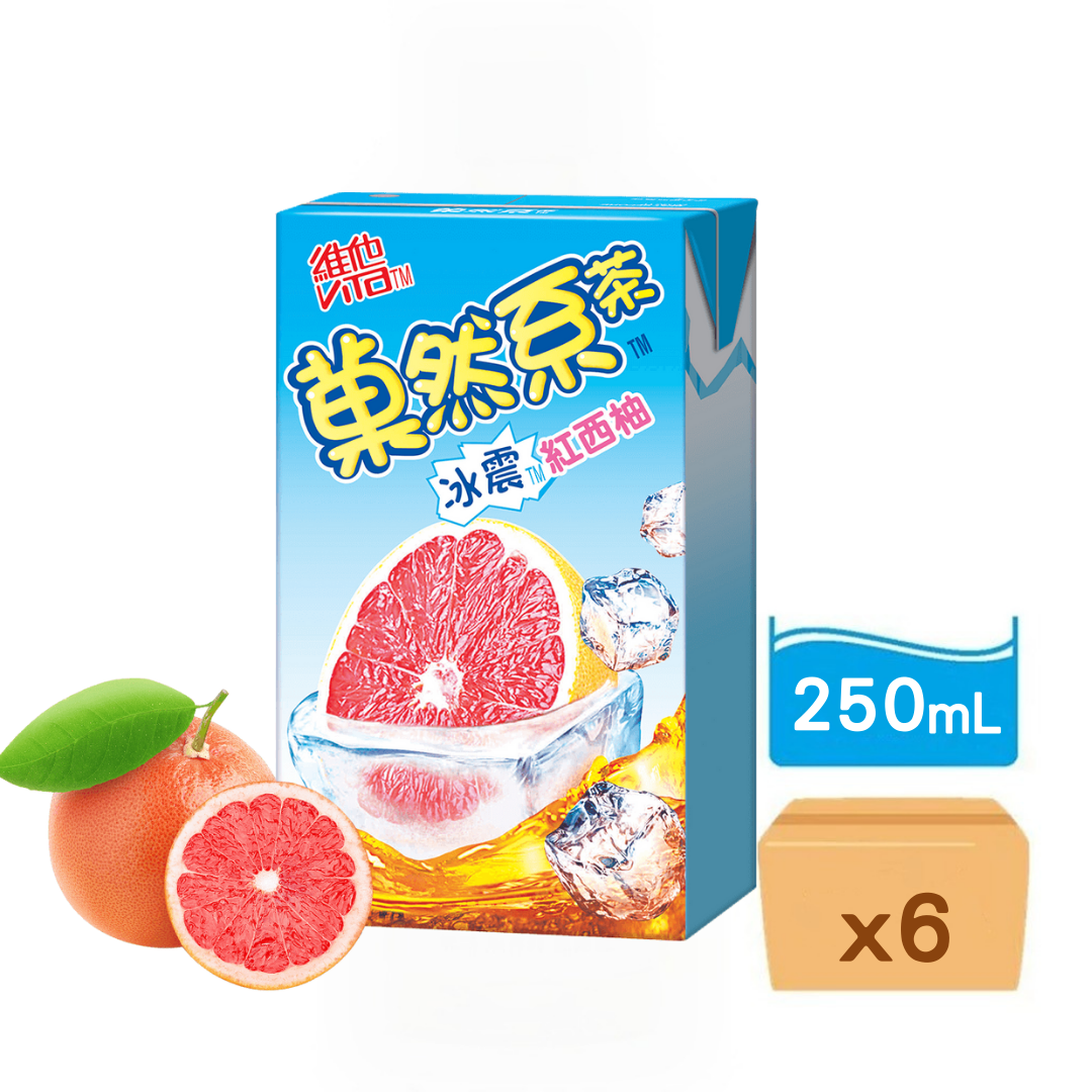 維他-菓然系冰震紅西柚 250ml x 6包
