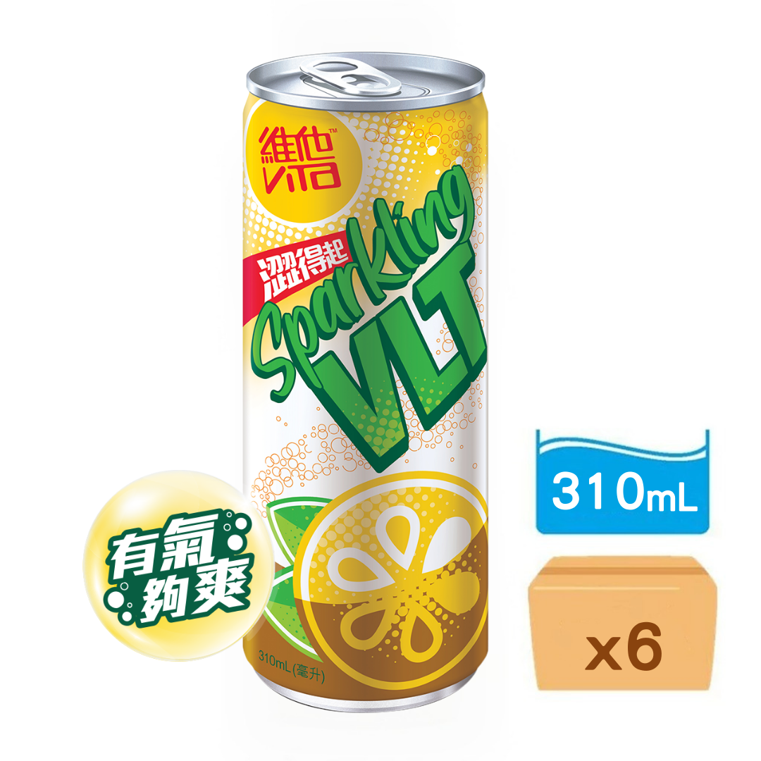 維他-氣泡檸檬茶 310ml x 6罐