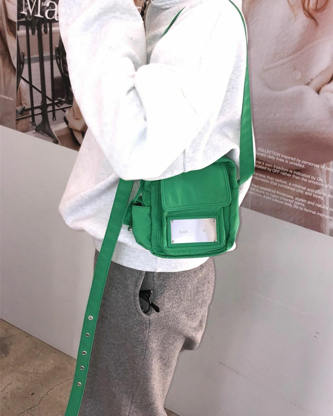 MATIN KIM] CARGO CROSS MINI BAG (5 COLORS)