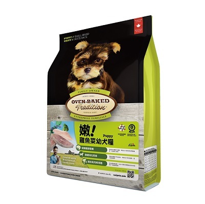 Oven Baked 幼犬雞魚配方(細粒)  5lb