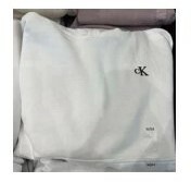 [S] CALVIN KLEIN FIT ARCHIEVE LOGO HOODIE SWEATER,WHITE, SP40578951-40HP256540 (SCK245)