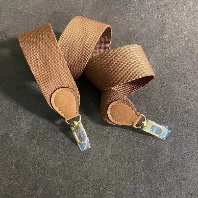 訂製diy-herbag高品質肩帶改造帆布款牛皮單肩斜跨包帶配件