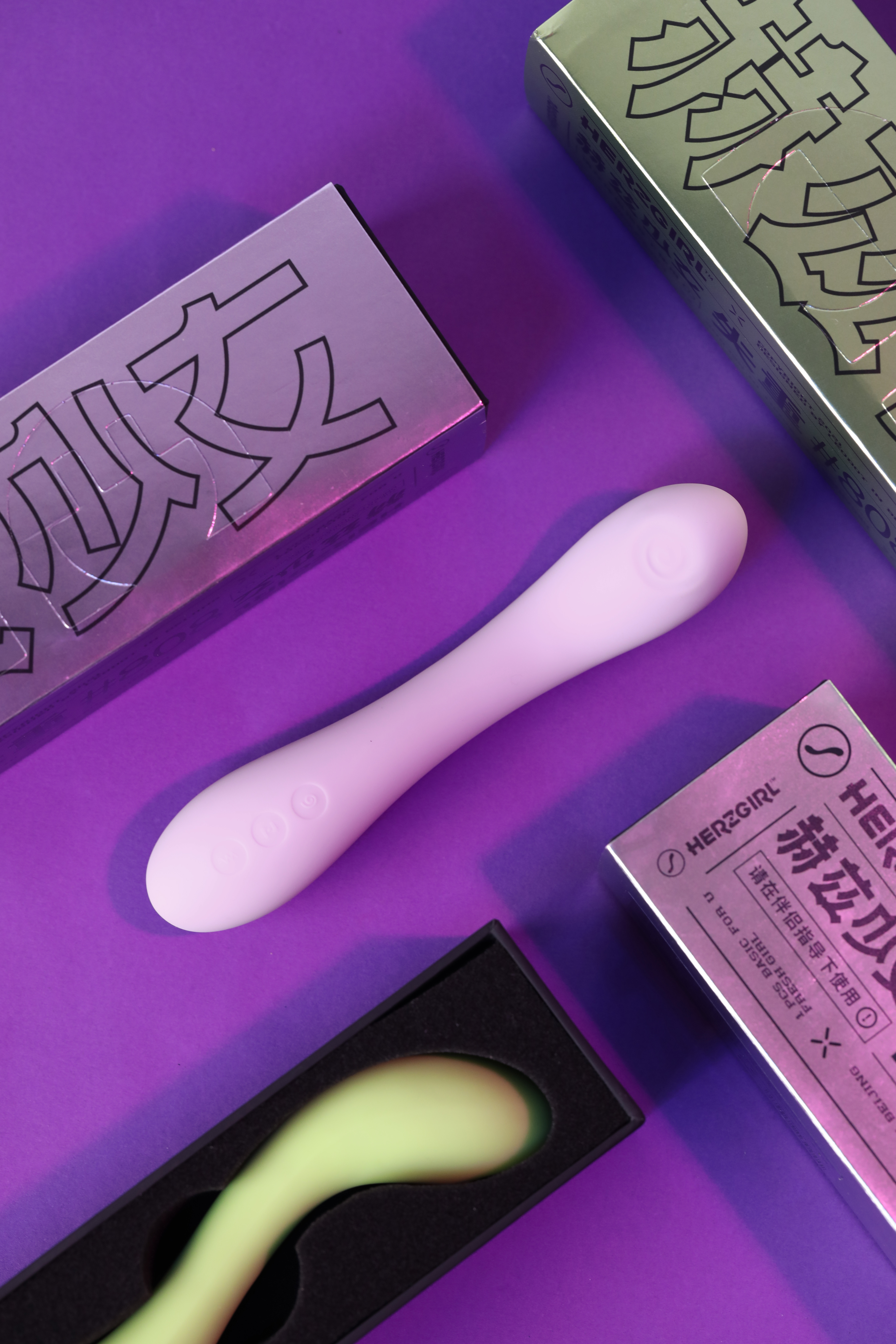 赫茲少女 HERZGIRL 失重#808 G點拍打按摩棒 星塵紫