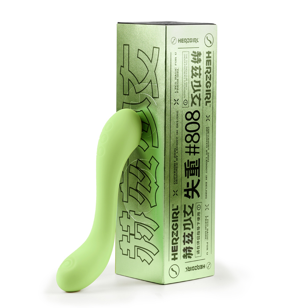 赫茲少女 HERZGIRL 失重#808 G點拍打按摩棒 極光綠