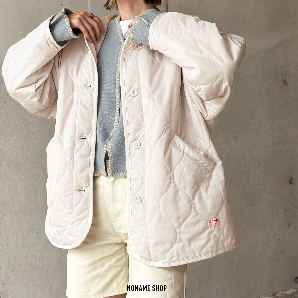 JAVA Collaboration 日本品牌限定 車縫線 無領 夾克 外套 四色 (女款)